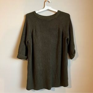 Green High Low Sweater